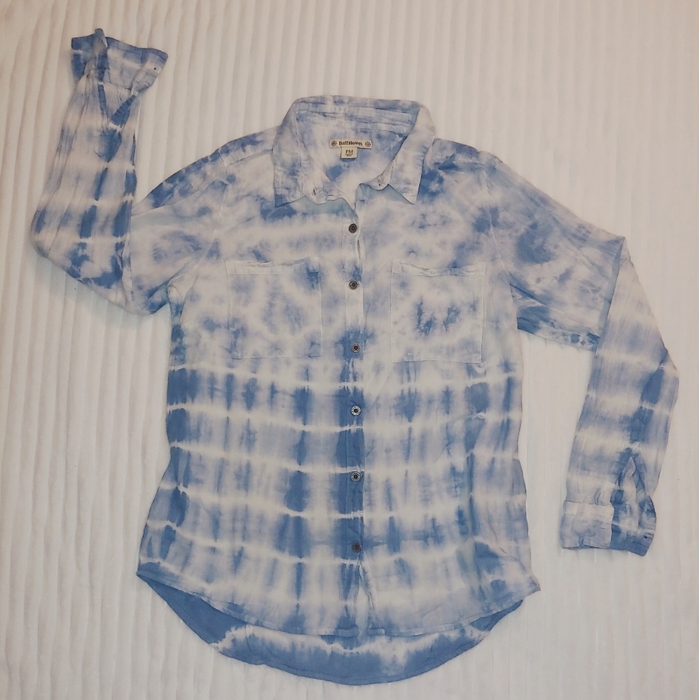 Ruff Hewn Tie Dye Button Down